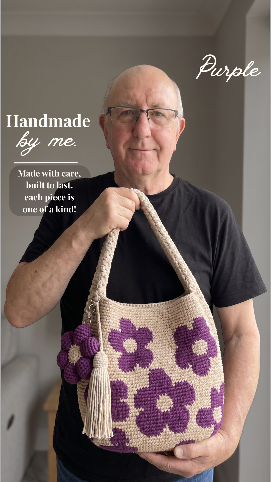 Crochet Flower Bag
